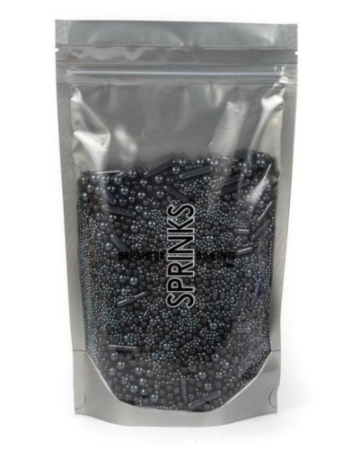 Sprinks Bubble & Bounce Sprinkles – Black 500g