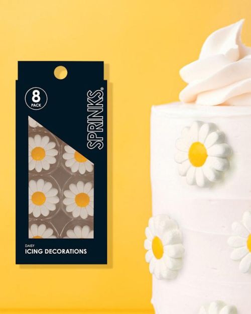 Sprinks Icing Decorations – Daisy 8pk