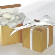 Square Favour Box – Gold