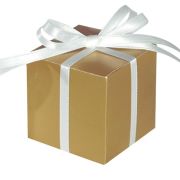 Square Favour Box – Gold