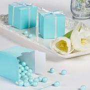 Square Favour Box – Robins Egg Blue