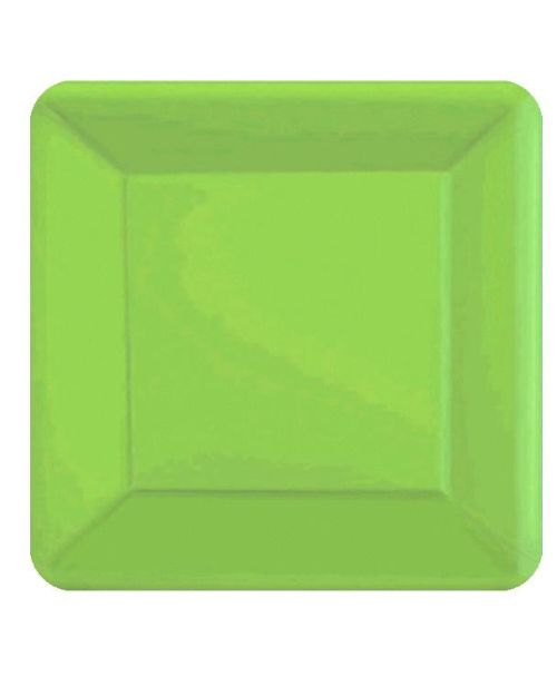 Square Lunch Plates 20pk – Kiwi Green