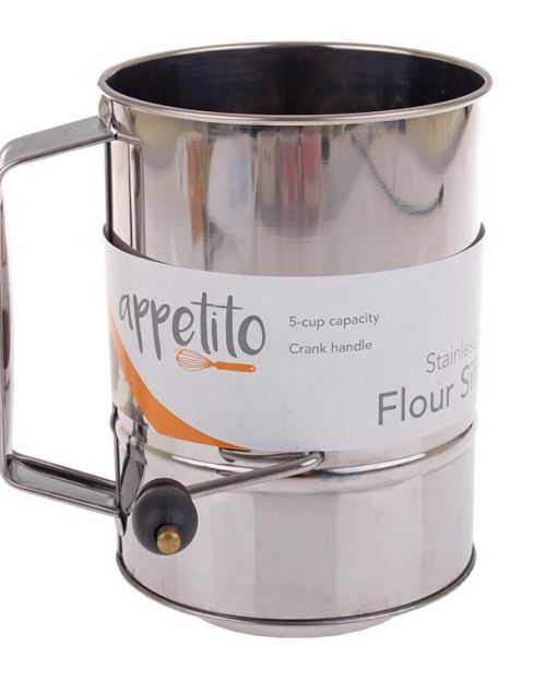 Appetito Stainless Steel Flour Sifter