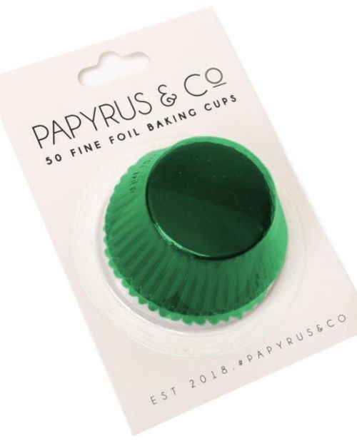 Green Foil Cupcake Cases 50pk