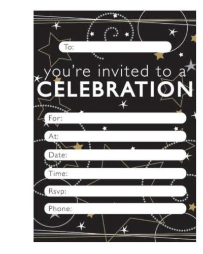 Starry Celebration Invitations
