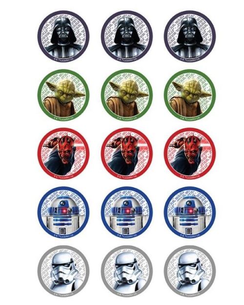 Edible Icing Cupcake Images – Star Wars