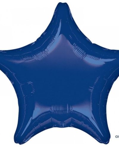 Star Shaped Foil Balloon – Navy Blue