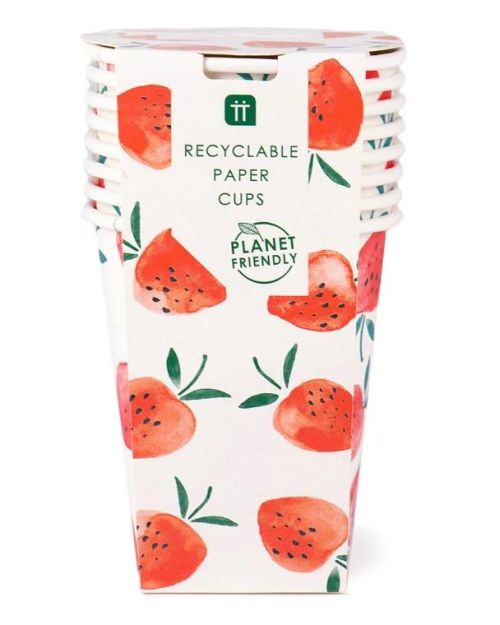 Strawberry Fields Cups 8pk