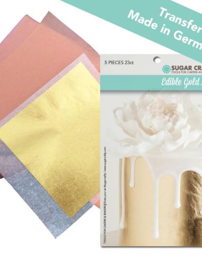 Sugar Crafty Edible Gold Leaf – 5 Transfer Sheets