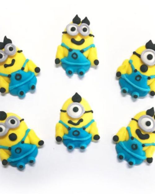 Sugar Icing Decorations 6pk – Minions
