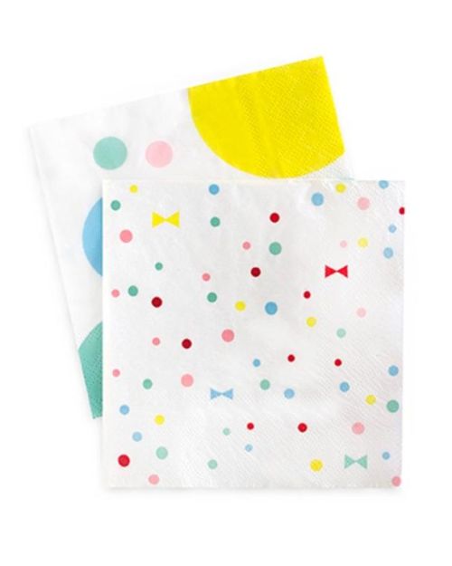 Paper Eskimo Beverage Napkins 20pk – Summer Bows
