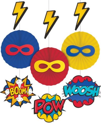 Superhero Hanging Decorations
