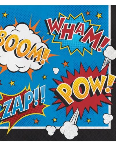 Superhero Lunch Napkins 16pk