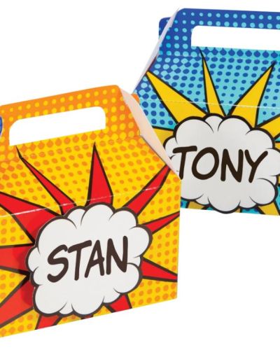 Superhero Treat Boxes 4pk