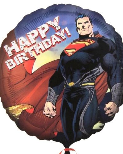 Superman Happy Birthday Foil Balloon