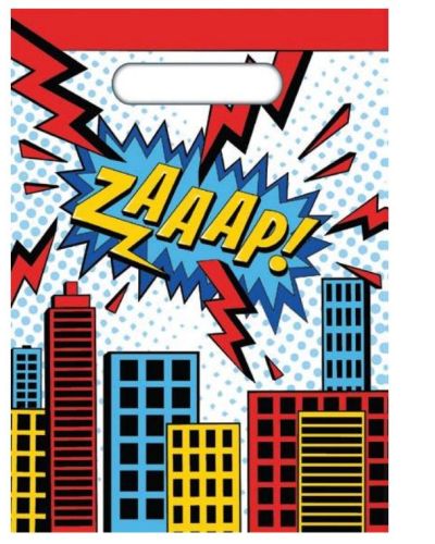 Super Hero Party Bags 8pk