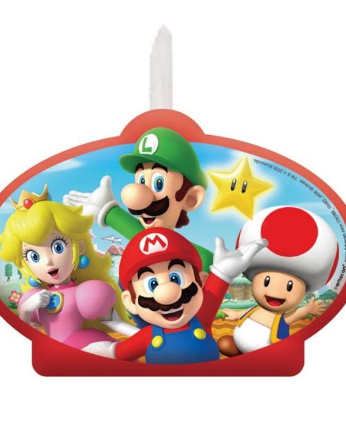 Super Mario Birthday Candle