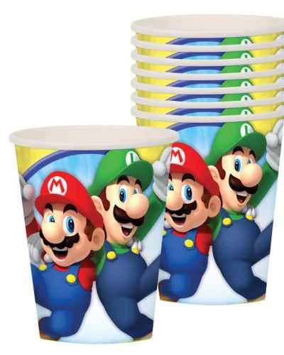 Super Mario Cups 8pk