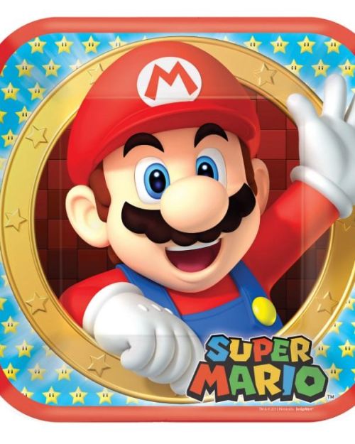 Super Mario Dinner Plates 8pk