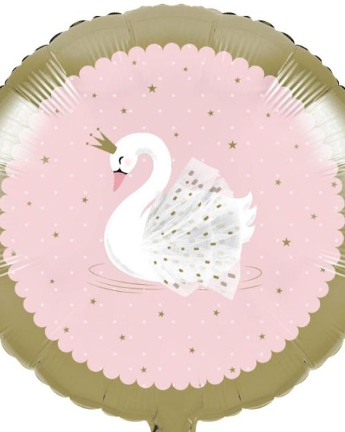 Swan Party Foil Balloon