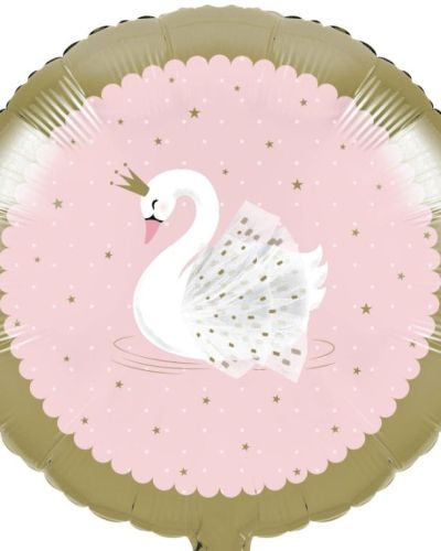 Swan Party Foil Balloon