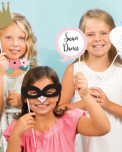 Swan Party Photo Props