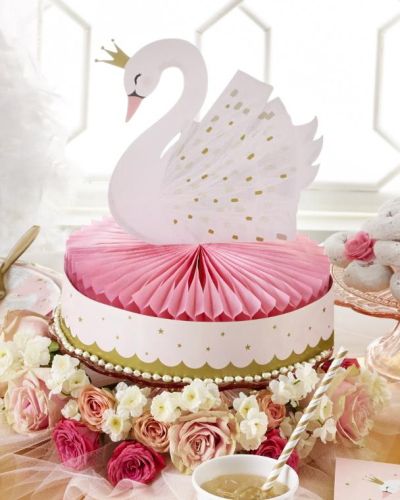 Swan Party Table Centrepiece