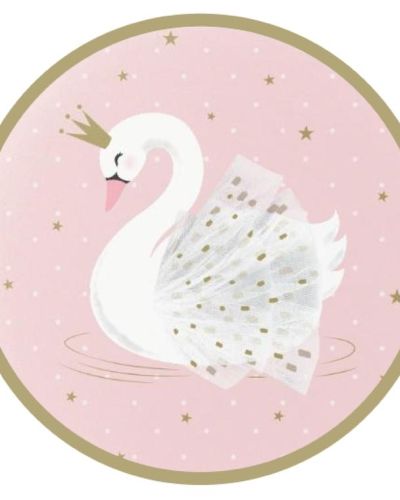 Edible Icing Image – Swan Round
