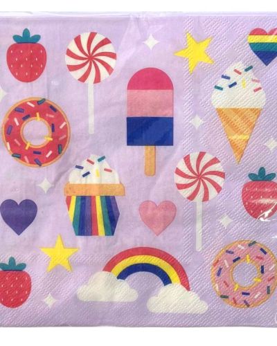 Sweets Lunch Napkins 20pk