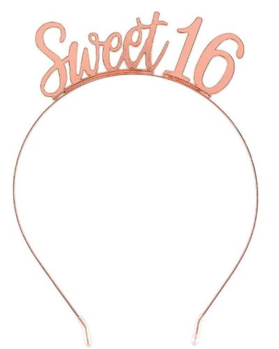 Sweet 16 Rose Gold Headband