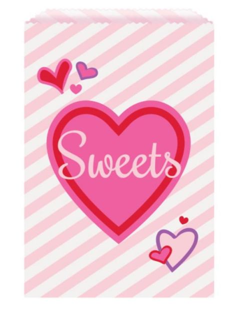 Sweet Hearts Treat Bags 8pk