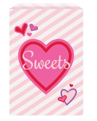 Sweet Hearts Treat Bags 8pk