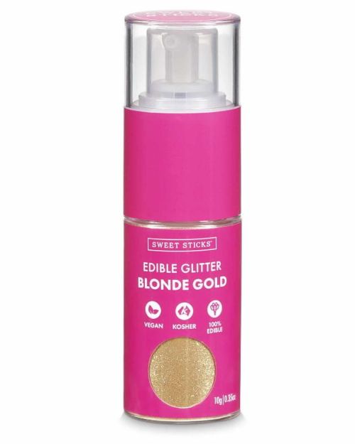 Sweet Sticks Edible Glitter Pump – Blonde Gold