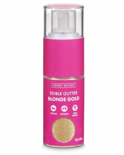 Sweet Sticks Edible Glitter Pump – Blonde Gold