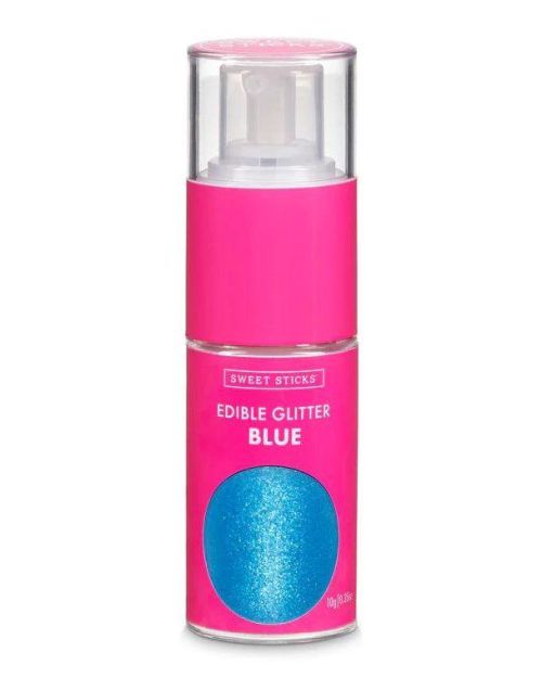 Sweet Sticks Edible Glitter Pump – Blue