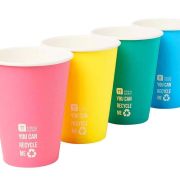 Eco Rainbow Paper Cups 8pk