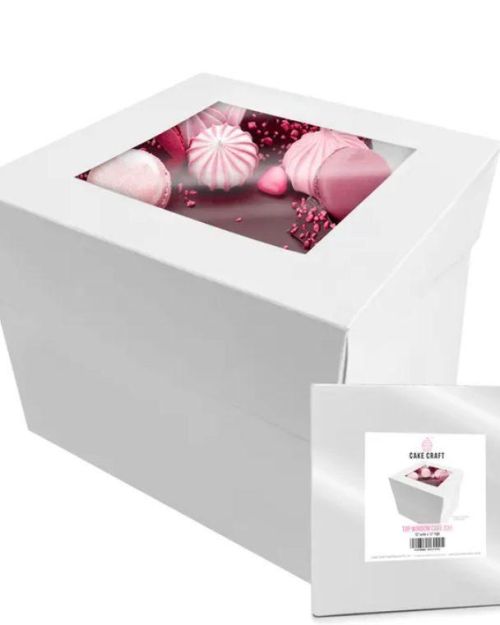 10″ Tall Window Cake Box – 10″