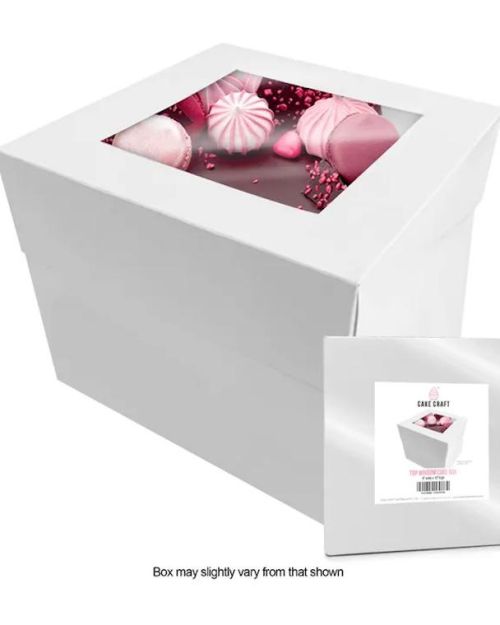 10″ Tall Window Cake Box – 8″