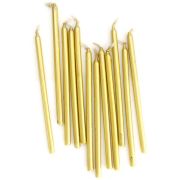 Gold Tall Candles – 12pk