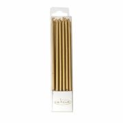 Gold Tall Candles – 12pk