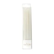 Pearl White Tall Candles – 12pk