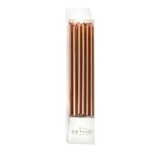 Rose Gold Tall Candles – 12pk