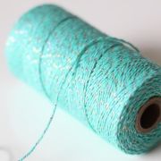 Bakers Twine – Natural & Teal Shimmer Twine