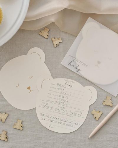 Teddy Bear Baby Shower Advice Cards