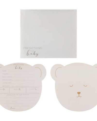 Teddy Bear Baby Shower Advice Cards