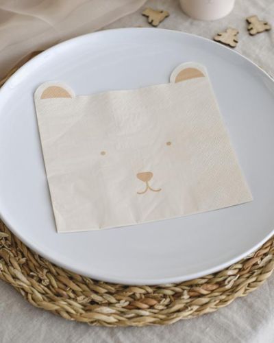 Teddy Bear Napkins 16pk