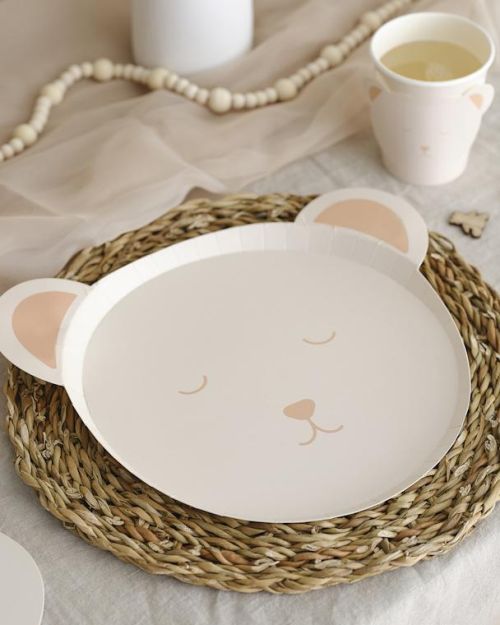 Teddy Bear Plates 8pk