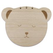 Teddy Bear Wooden Baby Shower Guest Book