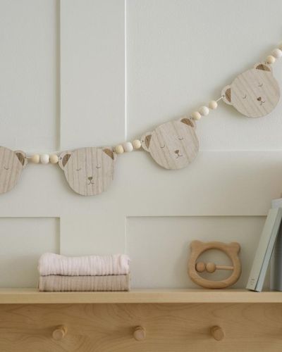 Teddy Bear Wooden Bunting