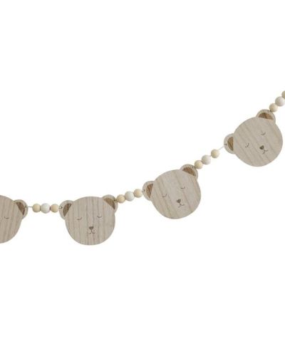 Teddy Bear Wooden Bunting